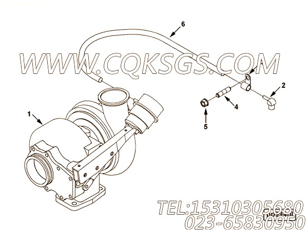 【柴油机B5.9-150G的增压器组】 康明斯增压器,参数及图片