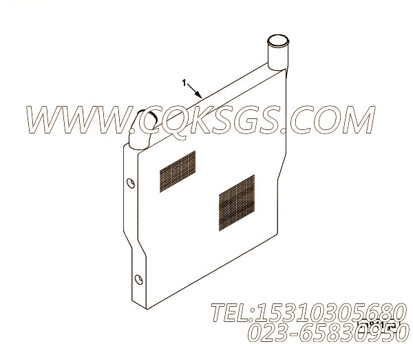 【散热器】康明斯CUMMINS柴油机的3282693 散热器