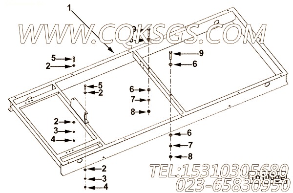 【基铁】康明斯CUMMINS柴油机的4062979 基铁