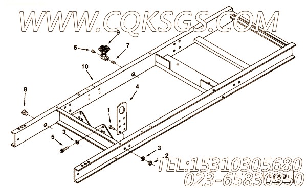 【Subbase】康明斯CUMMINS柴油机的3033514 Subbase