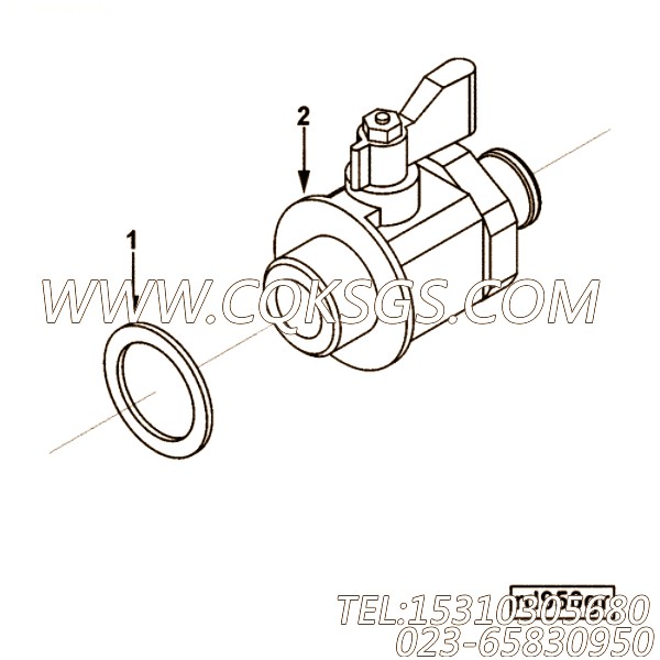 【放油阀】康明斯CUMMINS柴油机的3864403 放油阀