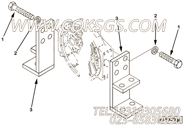 Support, Flywheel Housing