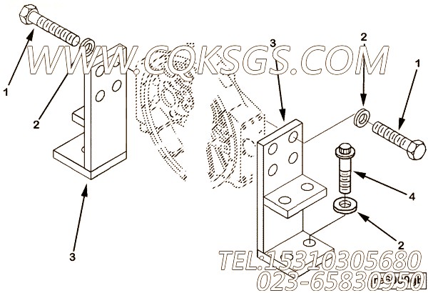 【12 角头螺栓】康明斯CUMMINS柴油机的3094567 12 角头螺栓