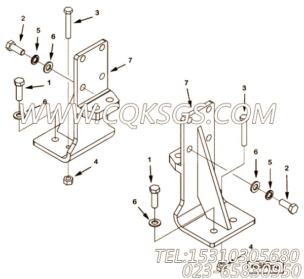 Support, Flywheel Housing