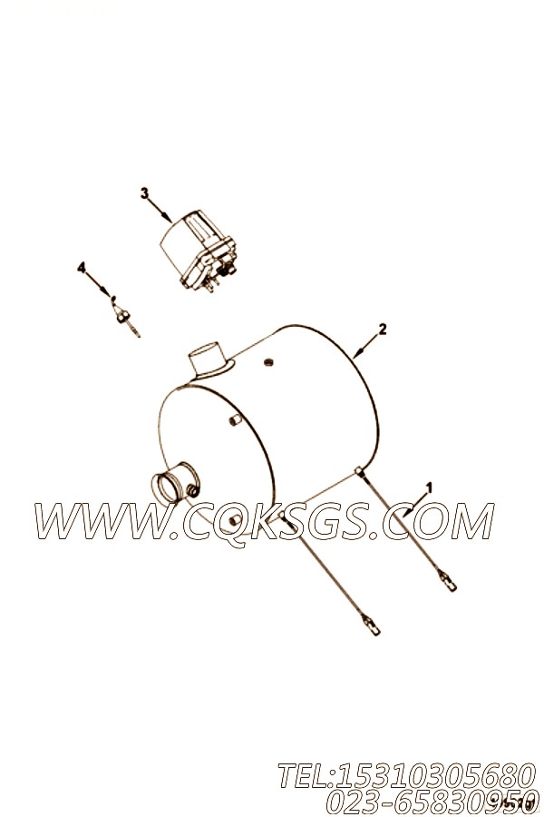 【Device, Aftertreatme】康明斯CUMMINS柴油机的4936820 Device, Aftertreatme