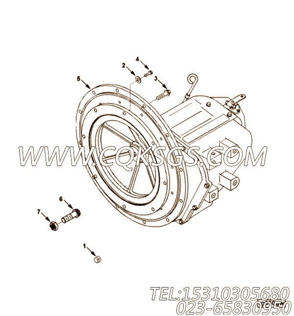 【船用齿轮】康明斯CUMMINS柴油机的4948429 船用齿轮