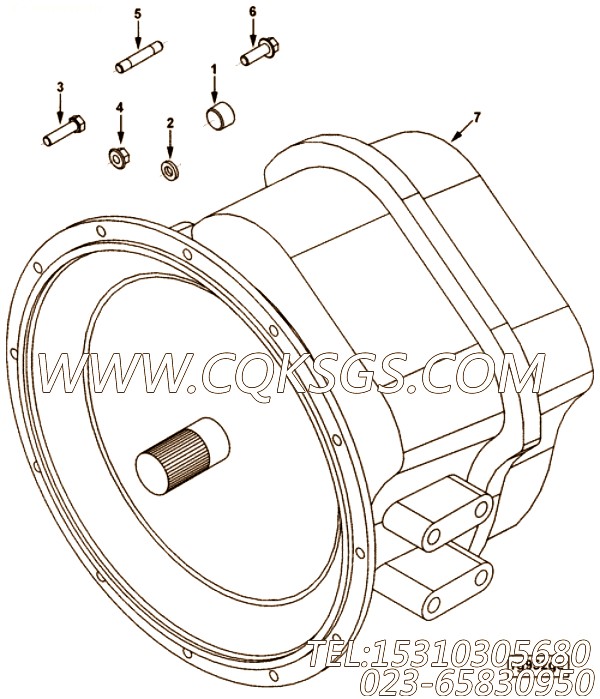 【Stud】康明斯CUMMINS柴油机的3580173 Stud