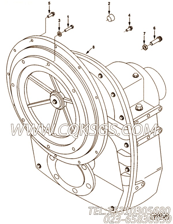 【船用齿轮】康明斯CUMMINS柴油机的5283860 船用齿轮