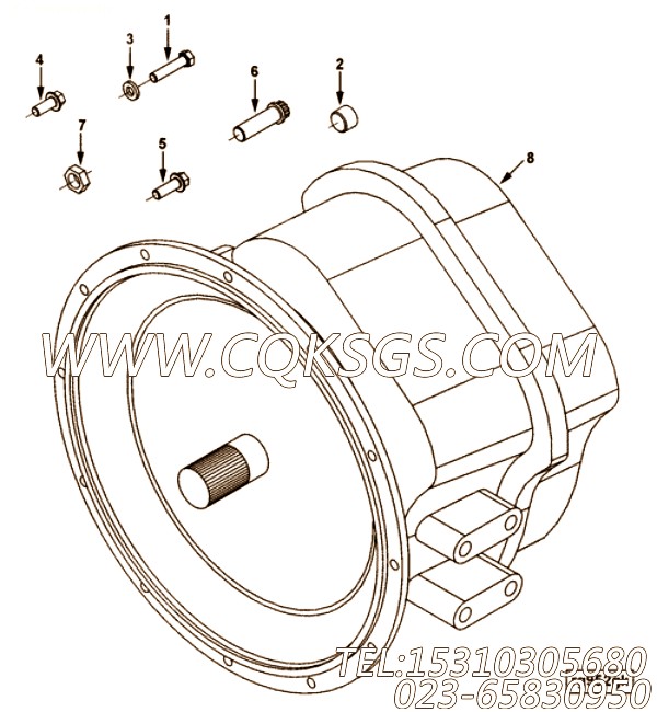【船用齿轮】康明斯CUMMINS柴油机的4990926 船用齿轮