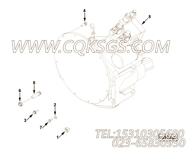 【船用齿轮】康明斯CUMMINS柴油机的5283870 船用齿轮
