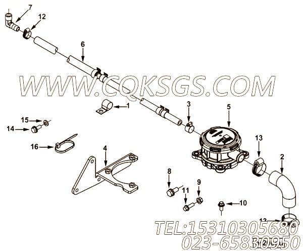 【切面】康明斯CUMMINS柴油机的69911 A 切面