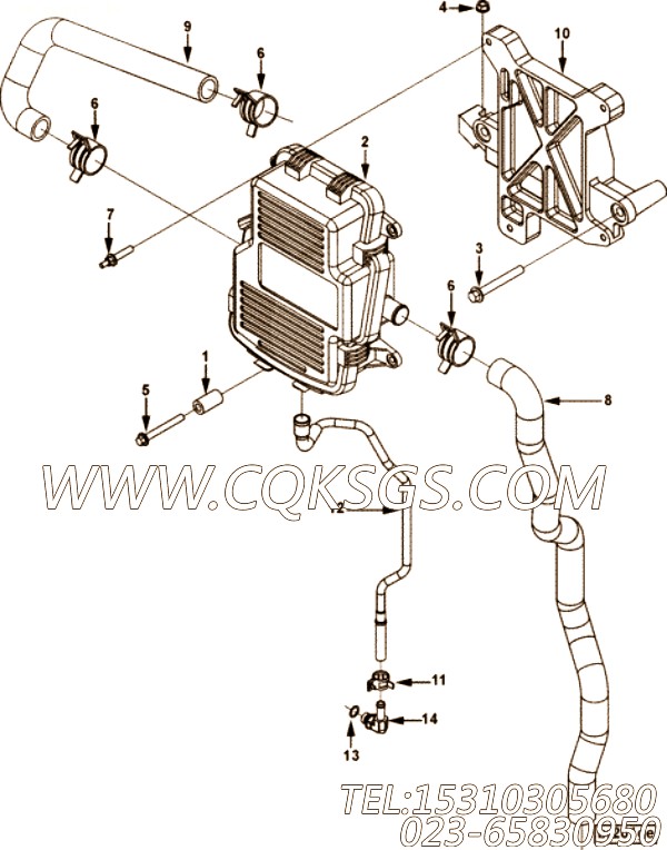 【六角法兰六角螺钉】康明斯CUMMINS柴油机的3954857 六角法兰六角螺钉