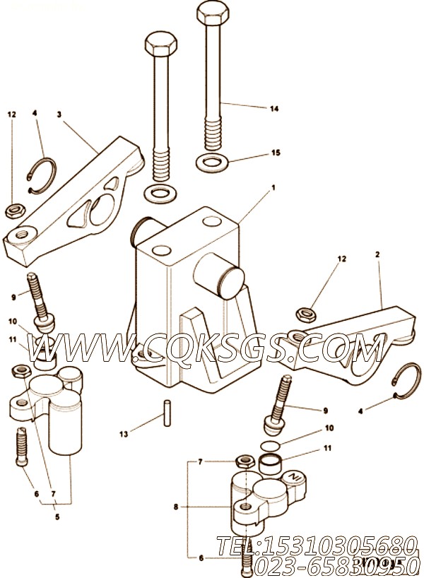 【RKR杠杆调节螺丝】康明斯CUMMINS柴油机的3420601 RKR杠杆调节螺丝