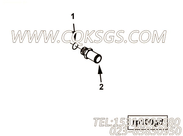 【软管接头】康明斯CUMMINS柴油机的3681790 软管接头