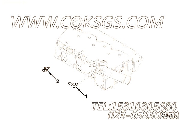 【孔口管件】康明斯CUMMINS柴油机的4943711 孔口管件