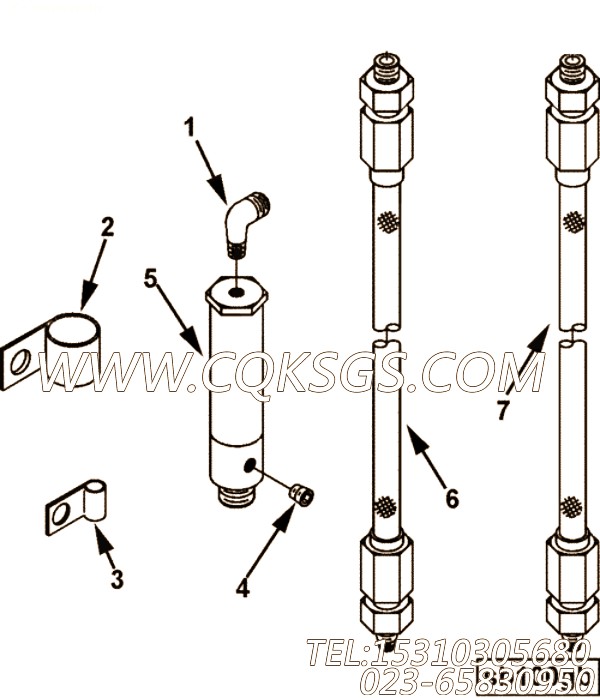 【油库】康明斯CUMMINS柴油机的3099587 油库