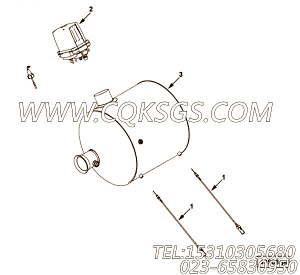 【断开连接器】康明斯CUMMINS柴油机的4935803 断开连接器