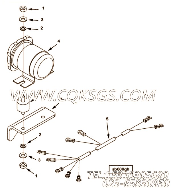 【磁性开关支架】康明斯CUMMINS柴油机的4970188 磁性开关支架