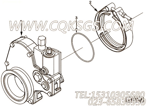 【空气控制阀】康明斯CUMMINS柴油机的2862089 空气控制阀