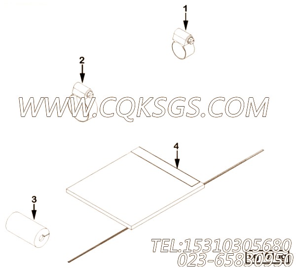 【防护罩】康明斯CUMMINS柴油机的4914884 防护罩