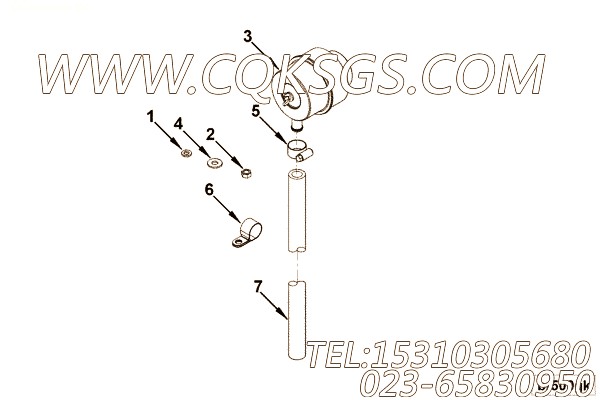 【卡箍】康明斯CUMMINS柴油机的3396093 卡箍