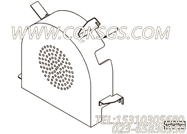【Guard, Damper】康明斯CUMMINS柴油机的3094474 Guard, Damper