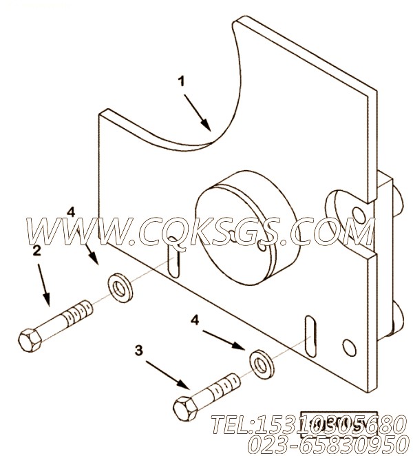 【发电机支撑】康明斯CUMMINS柴油机的3630130 发电机支撑