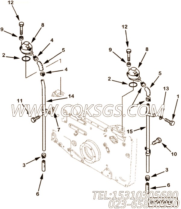 【安装垫片】康明斯CUMMINS柴油机的4068050 安装垫片