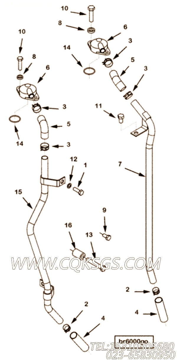 【Ø形密封圈】康明斯CUMMINS柴油机的4068730 Ø形密封圈