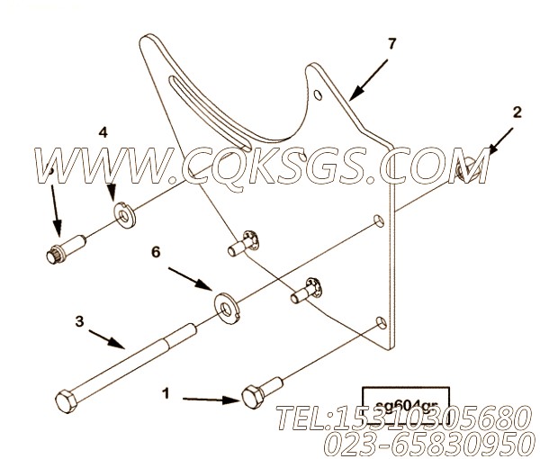 【发电机安装】康明斯CUMMINS柴油机的3626917 发电机安装