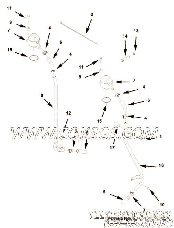 【安装垫片】康明斯CUMMINS柴油机的4295331 安装垫片