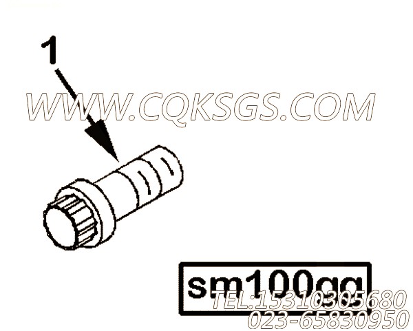 用于进口QSX15发动机起动马达安装