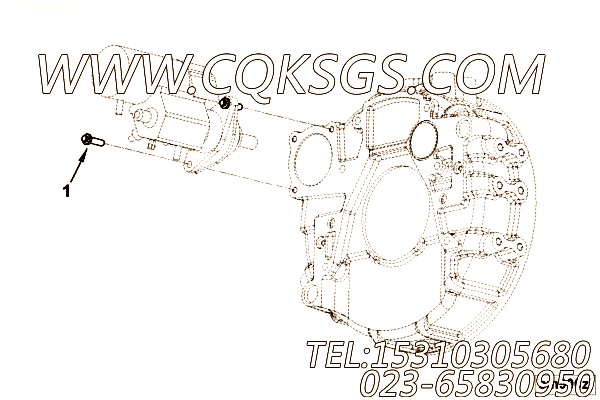 用于进口4B4.5柴油机Attachment,Stg Mtr Mtg