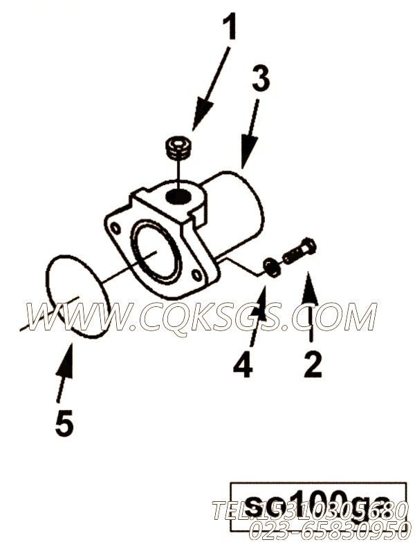 【管塞】康明斯CUMMINS柴油机的3349540 管塞