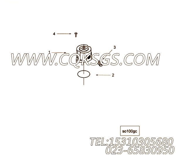 【管塞】康明斯CUMMINS柴油机的103308 管塞