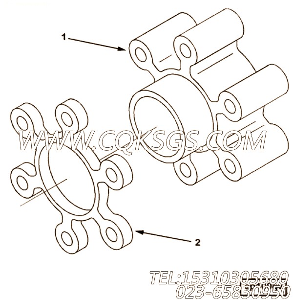 【范间隔】康明斯CUMMINS柴油机的3406706 范间隔