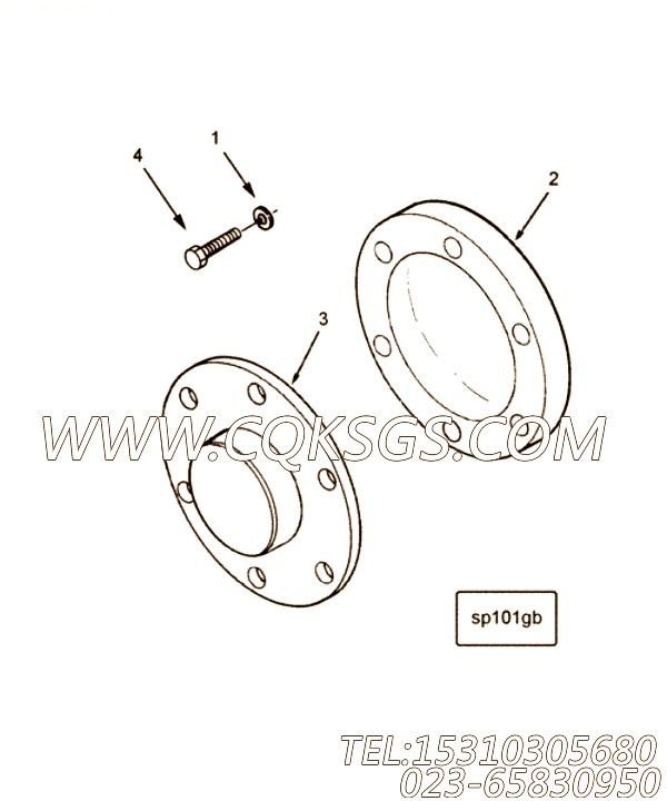 【六角头螺栓】康明斯CUMMINS柴油机的4026245 六角头螺栓