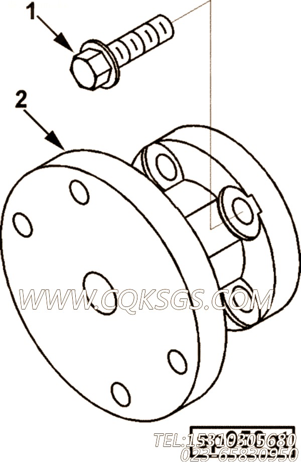 【范间隔】康明斯CUMMINS柴油机的3864011 范间隔