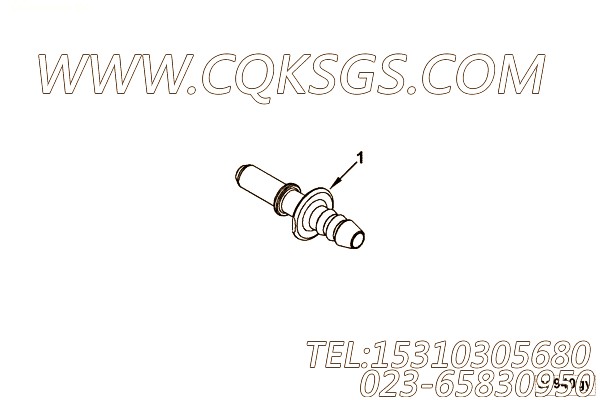 【管接头】康明斯CUMMINS柴油机的4939676 管接头