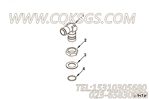 【Ø形密封圈】康明斯CUMMINS柴油机的4948150 Ø形密封圈