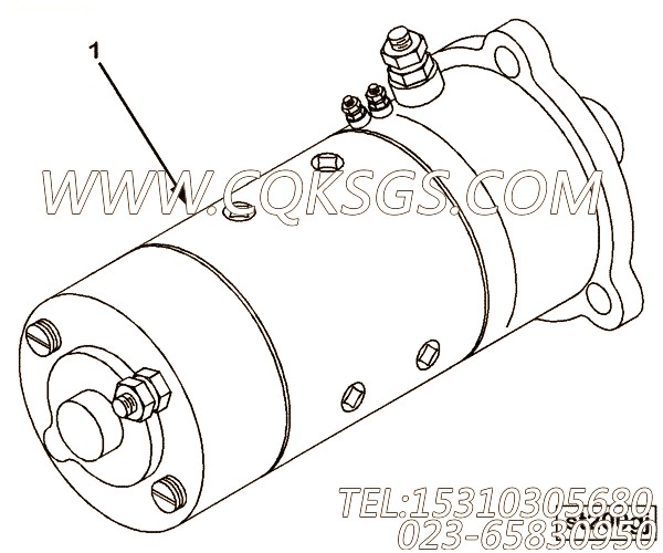 【起动马达】康明斯CUMMINS柴油机的708939 起动马达