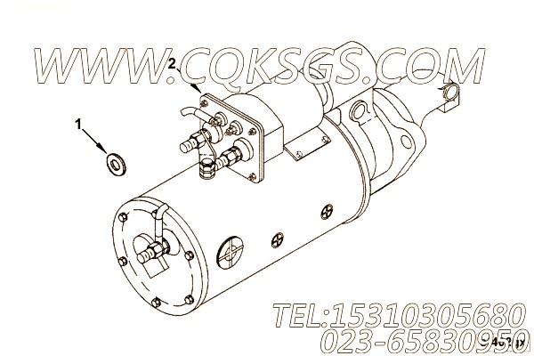 【起动马达】康明斯CUMMINS柴油机的4910161 起动马达