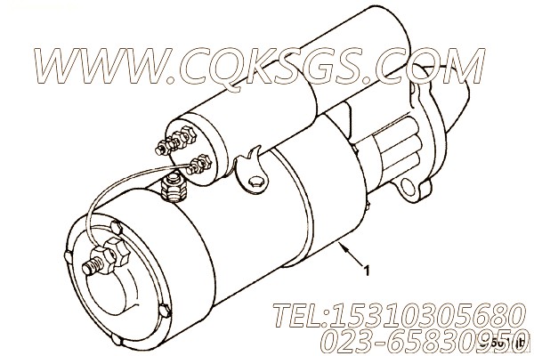 【起动马达】康明斯CUMMINS柴油机的139259 起动马达