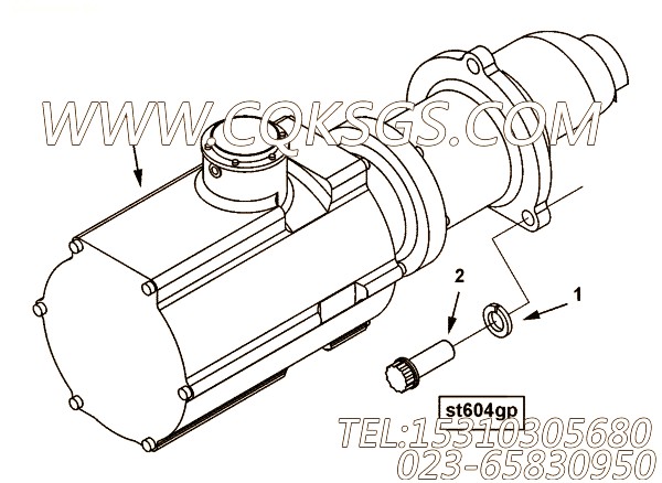 【起动马达】康明斯CUMMINS柴油机的4924802 起动马达