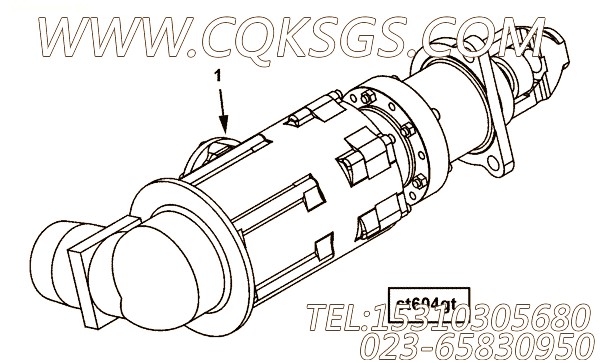 【起动马达】康明斯CUMMINS柴油机的4966684 起动马达