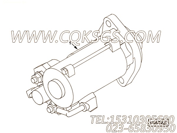 【起动马达】康明斯CUMMINS柴油机的C6008633220 起动马达
