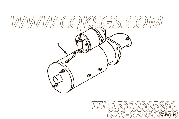 【起动马达】康明斯CUMMINS柴油机的3918377 起动马达