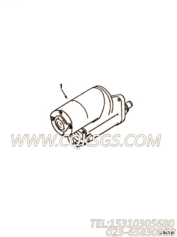 【起动马达】康明斯CUMMINS柴油机的3926960 起动马达