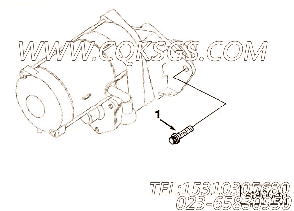 【12 角头螺栓】康明斯CUMMINS柴油机的3278483 12 角头螺栓