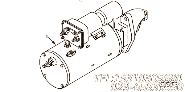 【起动马达】康明斯CUMMINS柴油机的3910645 起动马达